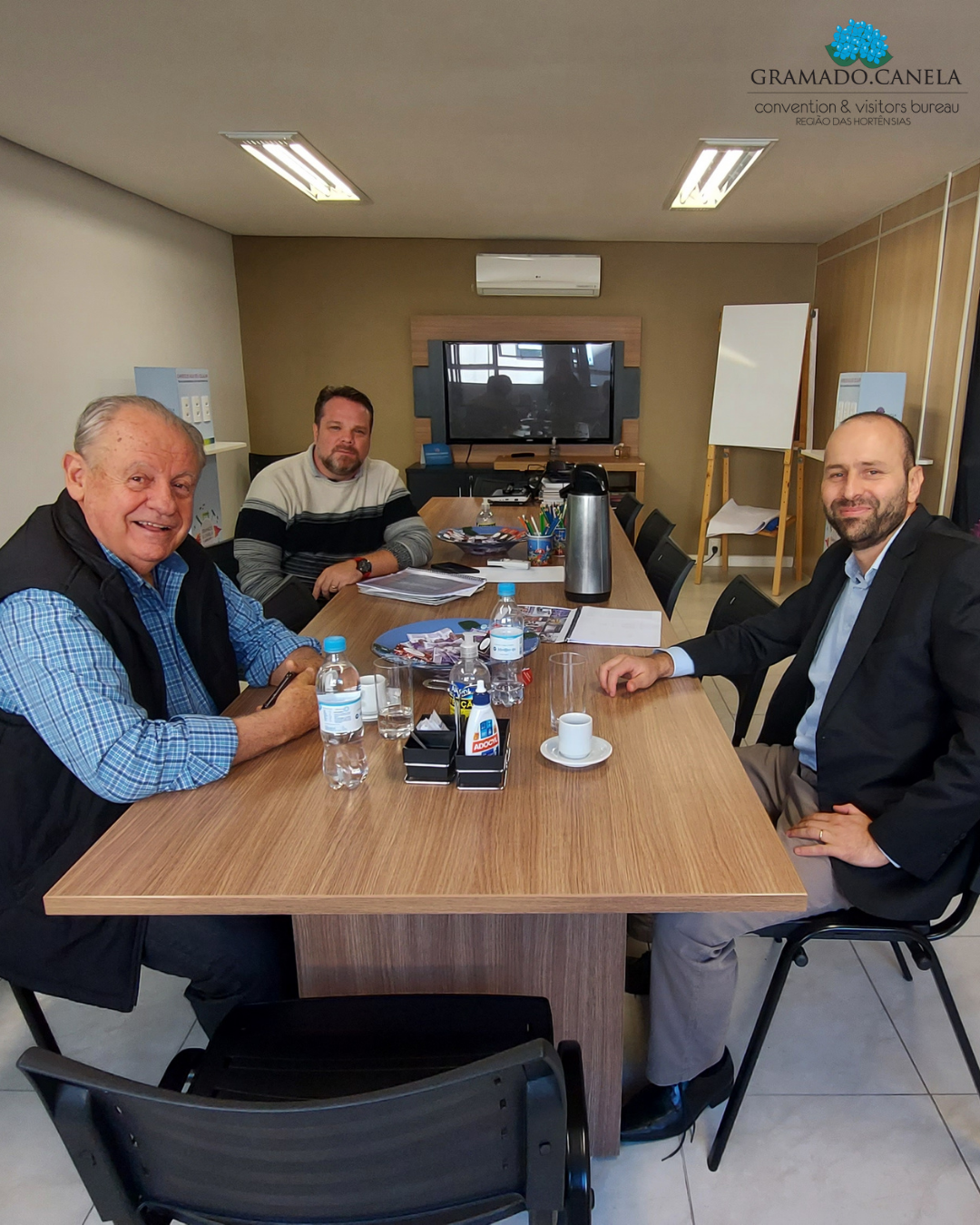 Equipe do Convention trabalha para captação de feira na área de bebidas 