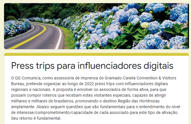 Participe da pesquisa sobre como seu negócio pode fazer parte das futuras ações com influenciadores digitais