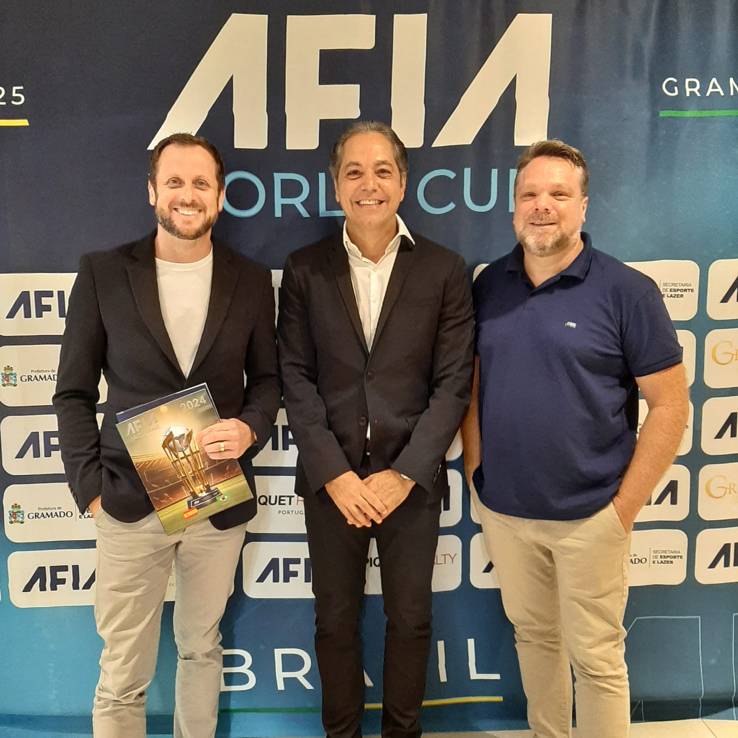 Captadores do CVB participam de coletiva de imprensa da AFIA
