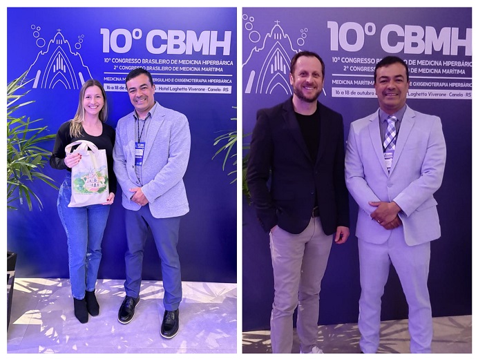 Promotor agradece apoio do CVB em congresso médico realizado em Canela